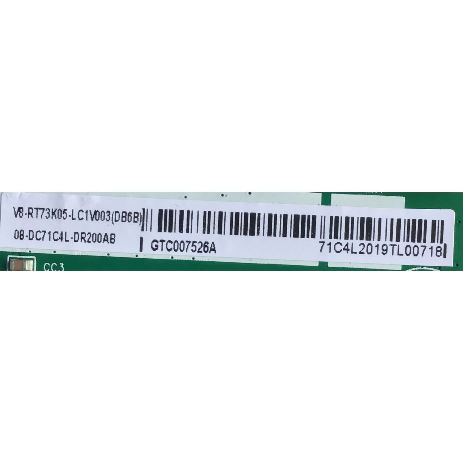 KIT DE TARJETAS PARA TV TCL / MAIN 08-SS65CUN-OC417AA / 40-RT73H1-MAA2HG / FUENTE 08-P301W0L-PW200AC / 40-P301HL-PWA1CG / T-CON LJ94-43586B / 18Y_RAHU11P2TA4V0.0 / LED DRIVER 08-DC71C4L-DR200AB / 40-DC700L-DRB4LG / PANEL LVU650NDBL SD9W04 / MODELO 65R625 - Imagen 3